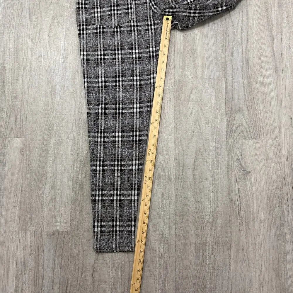YoungLA Dapper Dress Pants Mens 30x30 Plaid Check 614 Stretch Skinny Fit YLA2112